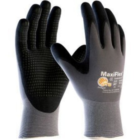 PIP PIP MaxiFlex® Endurance„¢ Nitrile Coated Gloves, Black, 1 Dozen, L 34-844/L